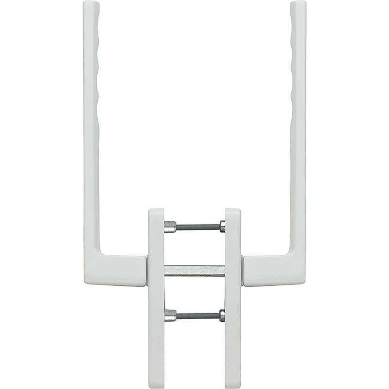 HOPPE Toulon 11600287 Lifting Slide Set with Handle PZ Length 253 mm Aluminium White