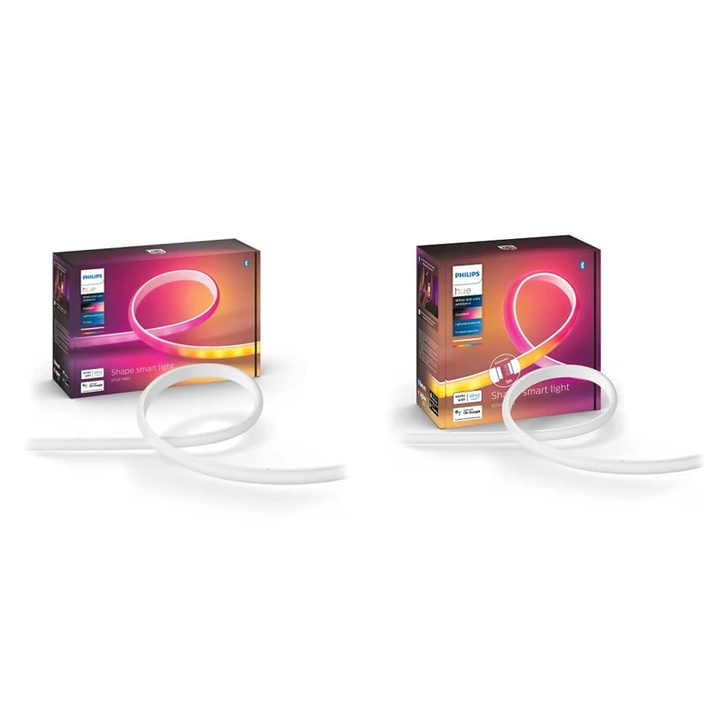Philips Hue Gradient Light Strip 2M and Extension 1M. for Syncing with Entertainment, Media and Music. with Bluetooth. Works with Alexa, Google Assistant and Apple Homekit.