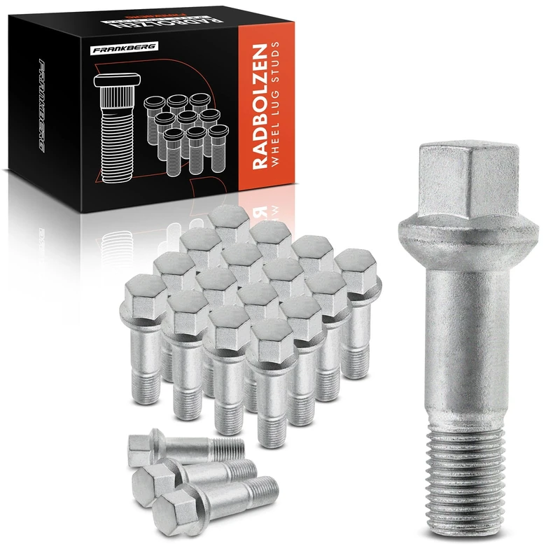 Frankberg 20 x Wheel Bolts M14 x 1.5 Compatible with W461 W463 X164 X204 W164 V251 W251 W140 W220 C140 C215 1991-Heute A00099053070707070