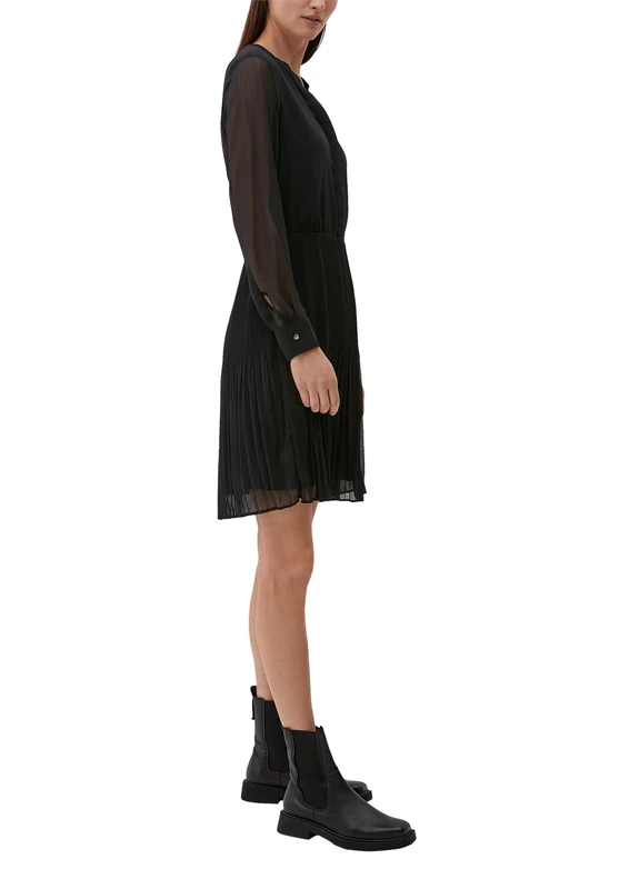 s.Oliver BLACK LABEL Women's Short Dress, 8 Black