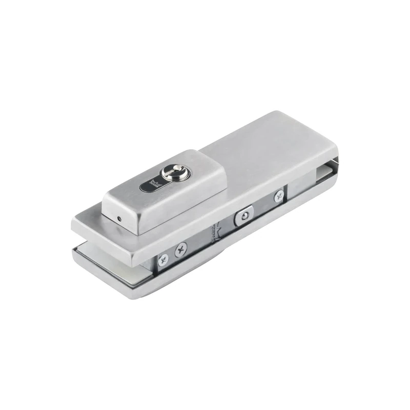 Dorma Glas 80360870099 Eckschloss US10 Univ. Light, PZ, ER Corner Lock US 10 Universal, Glass 10-12 mm, (03.608) Stainless Steel, stainlesssteel