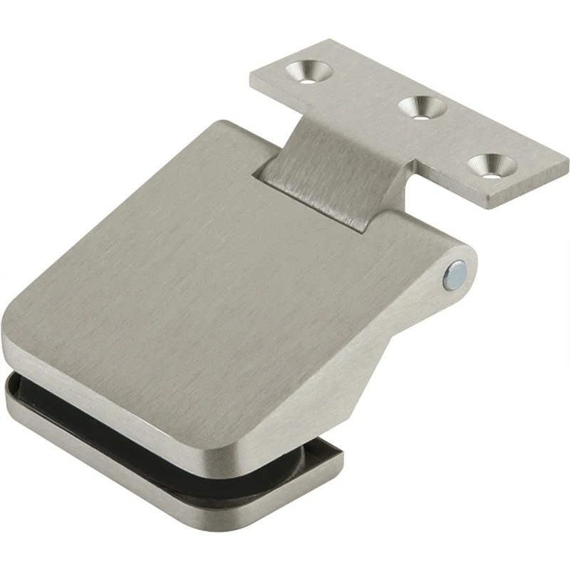 Dorma Glas Junior Office Door Fitting with Frame Part for Glass Doors Glass Thickness 8-10 mm Aluminium Stainless Steel Effect Pack of 2