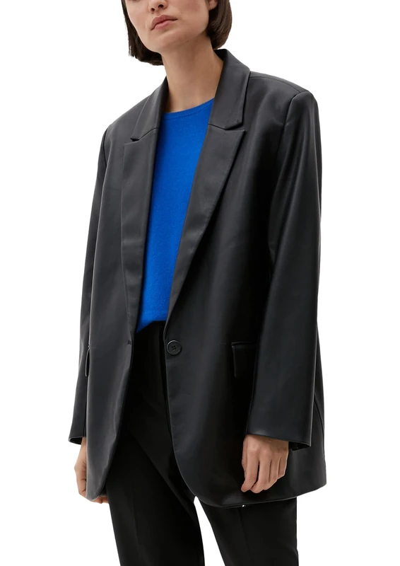 s.Oliver BLACK LABEL Women's Blazer, 10 Black