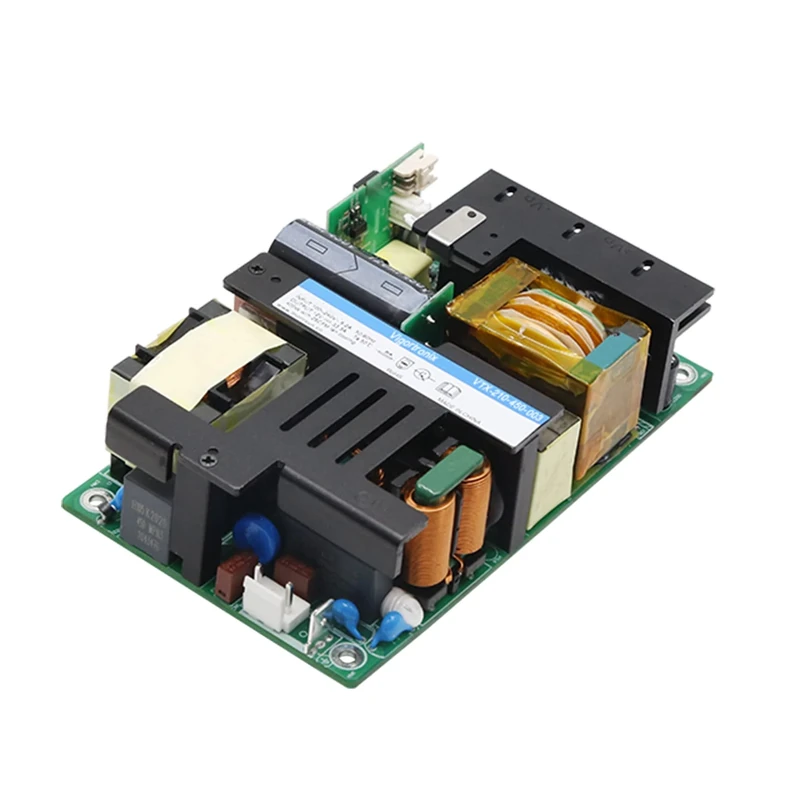 VIGORTRONIX 450 W AC/DC PSU PCB Mount Open PFC, 85-264 V Input, 12 V Output 5"X3" VTX-210-450-012