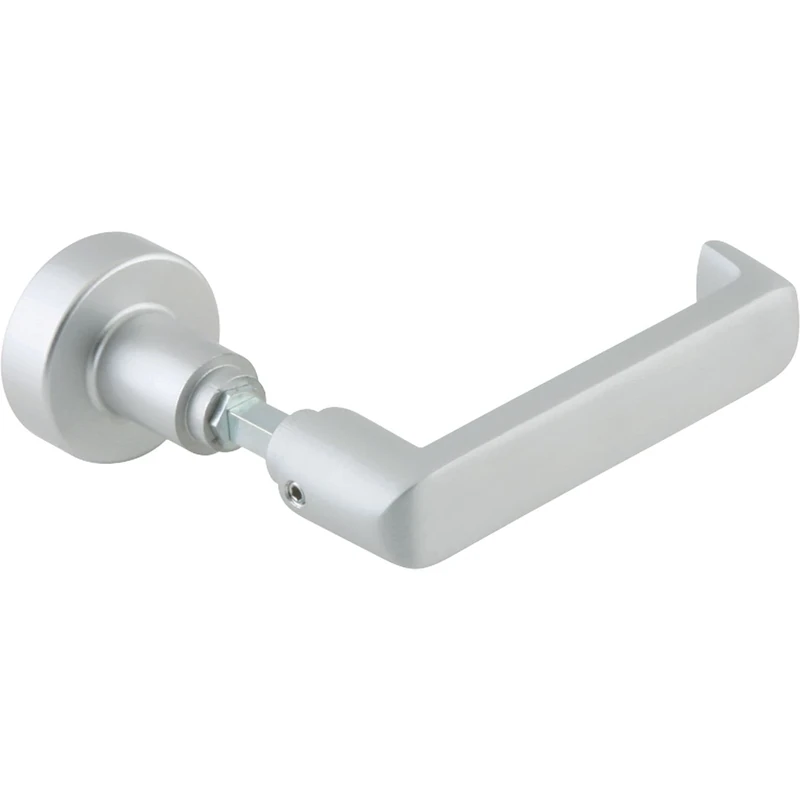 Dorma Glas Handle Set (Interchangeable Fitting) for Glass Doors, Flat Door Handle, with Interchangeable Pin, Glass Door Fitting, Aluminium,