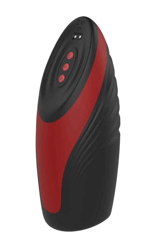 Dream Toys Mr Pleasure Heating Suck Machine Masturbators Black 19 cm - Image 1