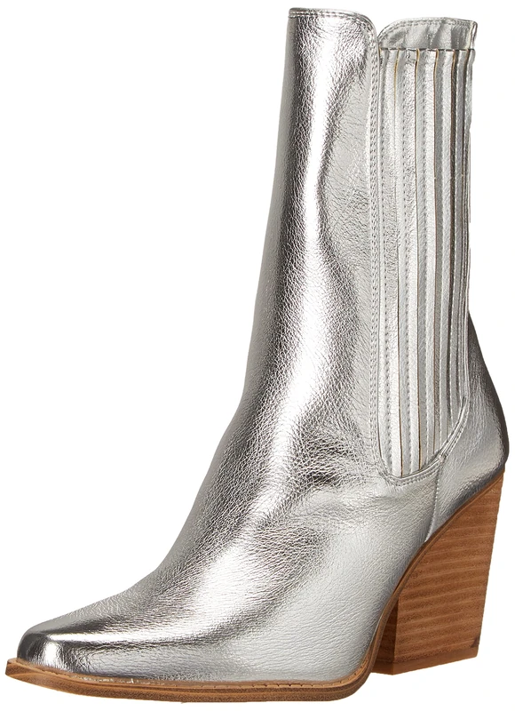 Chinese Laundry Women's Cali Fashion Boot, Silver, 3.5 UK