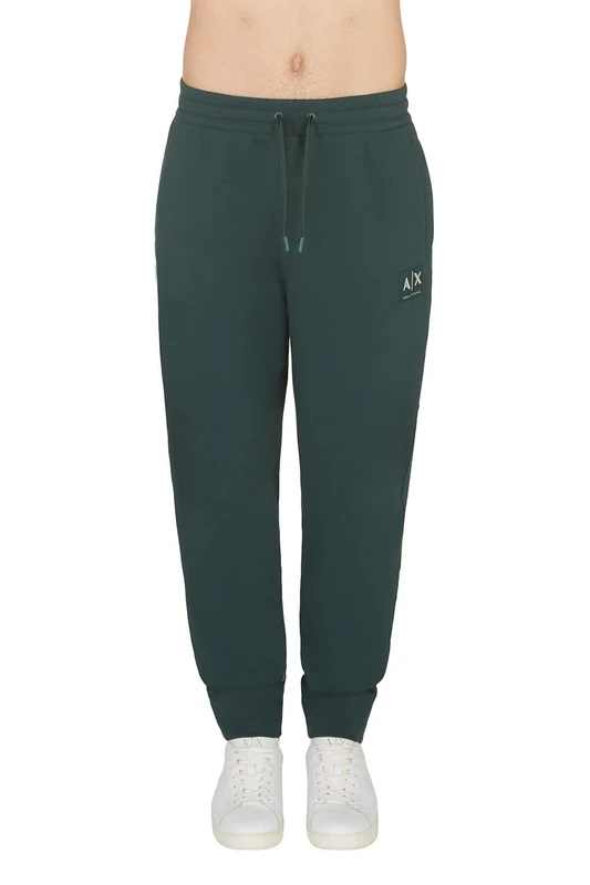 Armani Exchange Men's Camo Pieced Fleece Jogger Jumpsuit, Green Gables, Small - Image 1