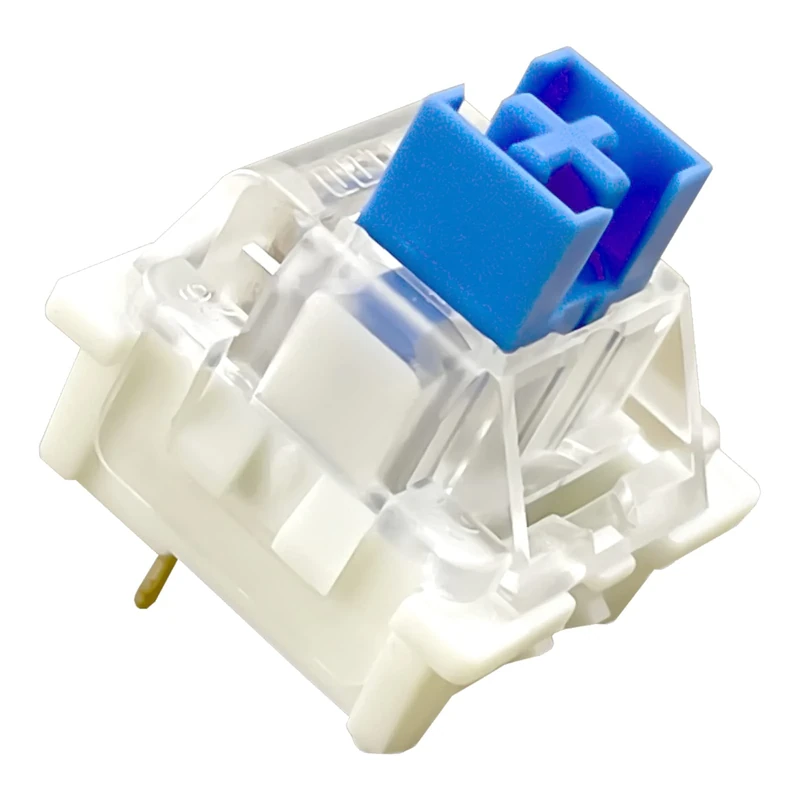 DRAOZA OUTEMU Blue Switch 3 Pin Switch Gateron and Cherry MX Equivalent DIY Replaceable Switch for Mechanical Gaming Keyboard (108pcs Blue)