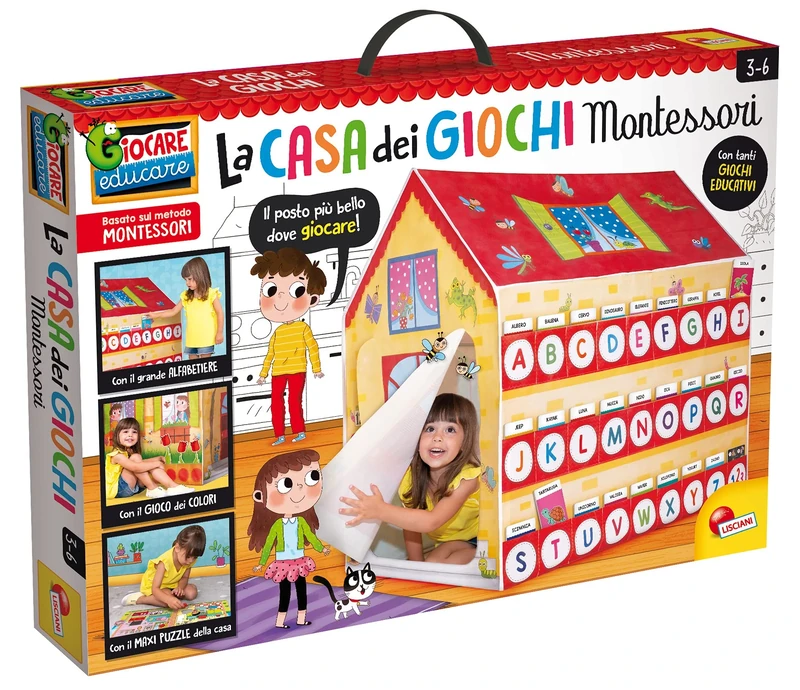 Liscianigiochi 97180 Montessori la Mia Casa dei Educational Games, Colour Play, Multi-Coloured