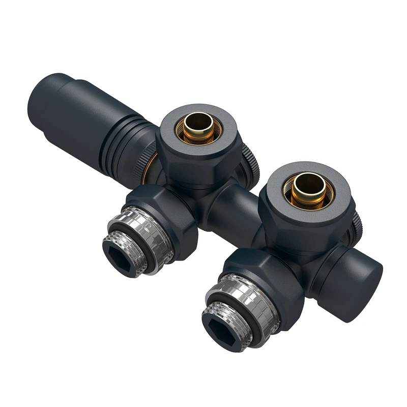 EMKE HTRV0A-DR-es HTRV0A-DR-en Valve, Anthracite Color, 1 pieza