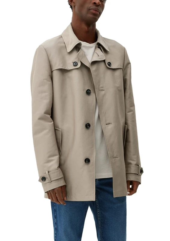 s.Oliver Men's Mantel Coat, Brown, 27
