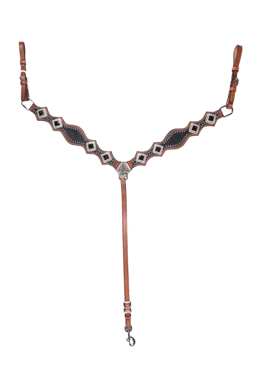 HKM Women's Luna Riding Breeches Silicone Knee Patch, Deep Blue, 36