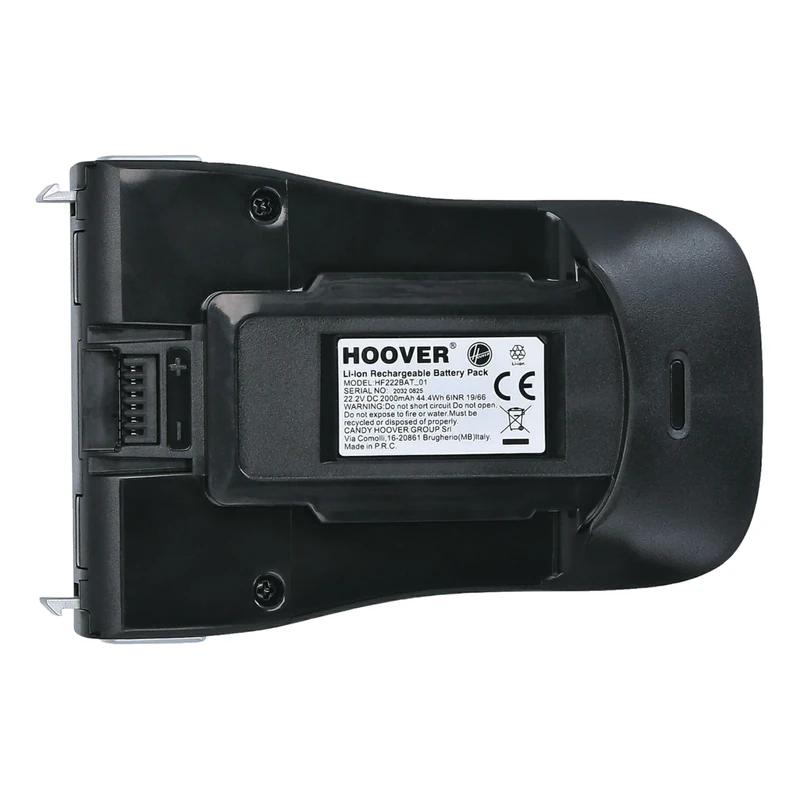 Hoover 35602562, B021 Vacuum Cleaner H-Free 200 (Produced from July 2021 on) Lithium, Rechargeable, Black, Original Battery