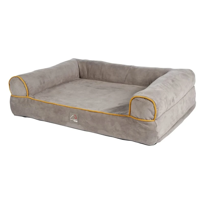 HKM Anam Cara Comfort Dog bed Taupe/Yellow Gold S