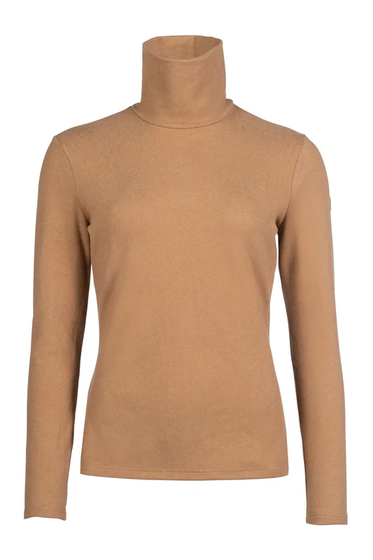 HKM Women's Marrakesh Turtleneck Shirt, Orange, L - Image 1