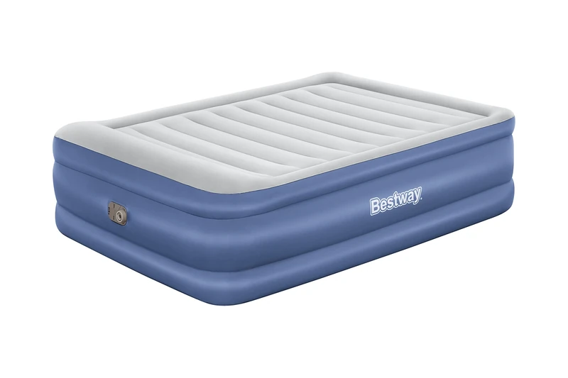 80" x 60" x 24"/2.03m x 1.52m x 61cm Tritech Air Mattress Queen Built-in AC Pump