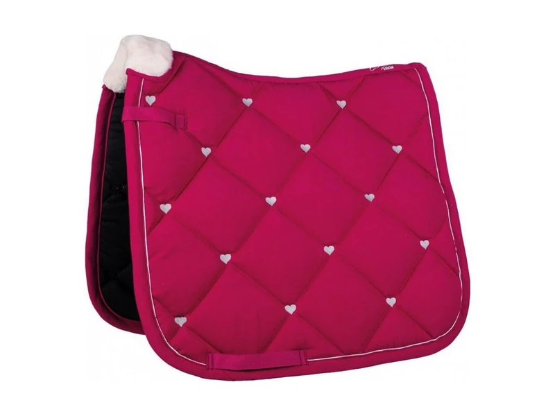 HKM Sweet Valentine Saddle Cloth Pink/Silver Pony GP