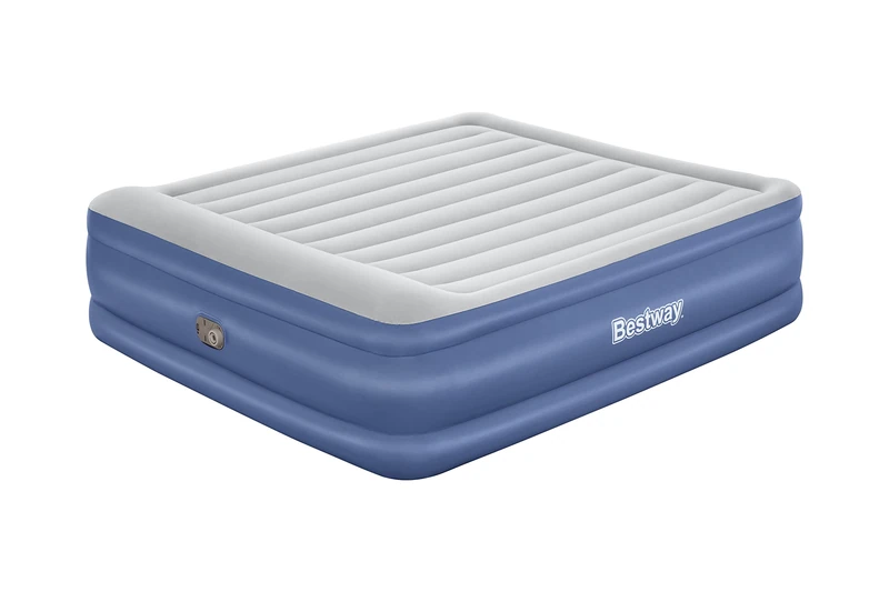 80" x 76" x 22"/2.03m x 1.93m x 56cm Tritech Air Mattress King Built-in AC Pump