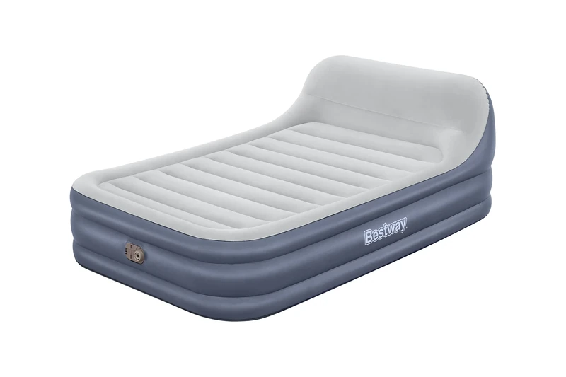 89" x 60" x 33"/2.26m x 1.52m x 84cm Tritech SleekFlow Headboard Air Mattress Queen Built-in AC Pump