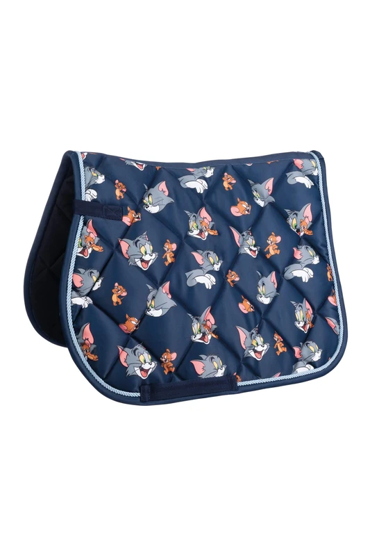 HKM Tom And Jerry Saddle Cloth Deep Blue Pony Dressage