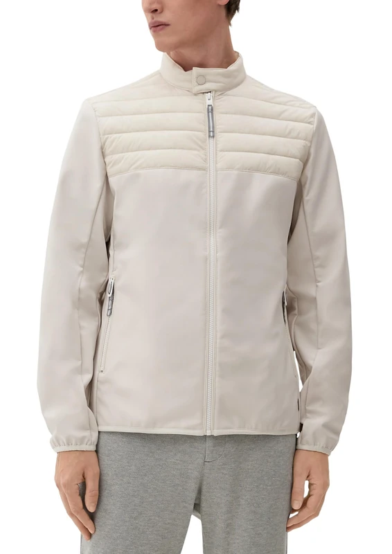 s.Oliver Men's Jacken, White, L