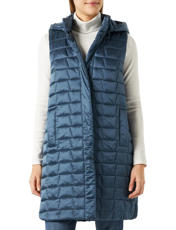 s.Oliver BLACK LABEL Women's Weste Outdoor Gilet, Blue Green, 32
