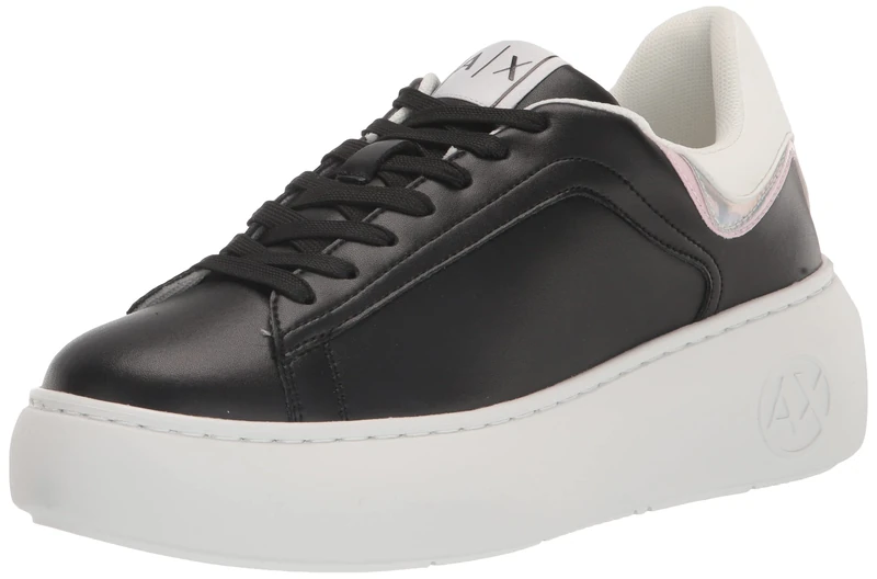 Armani Exchange Women's Comfortable Fit, Light Weight Sneaker, 2, 8 UK
