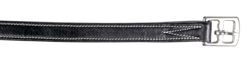 HKM Flexi Equestrian Stirrup Leathers Schwarz 135