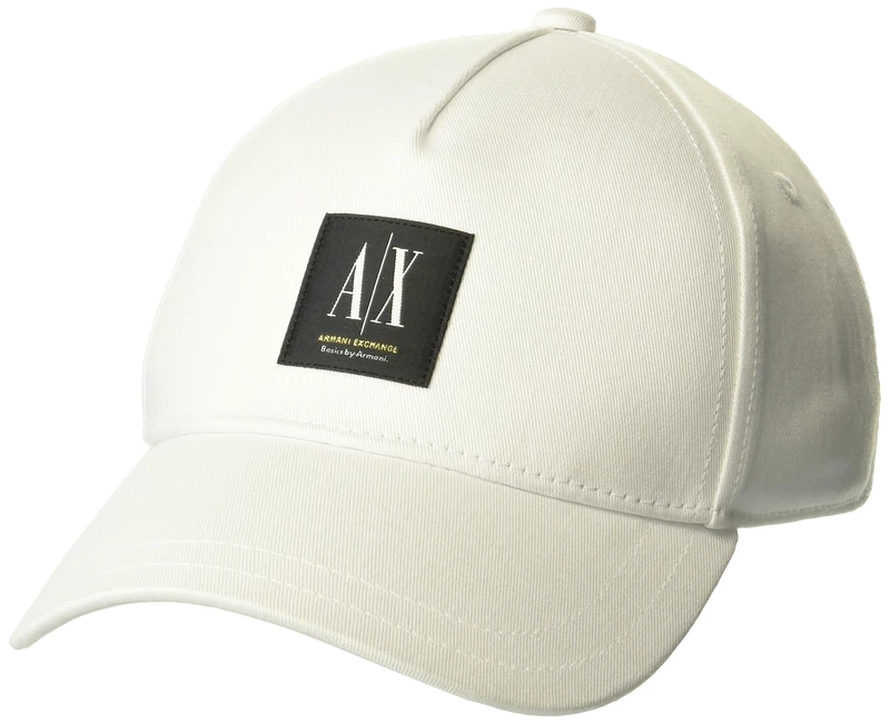 Armani Exchange A|X Unisex Adult Cap by Armani, White, One Size
