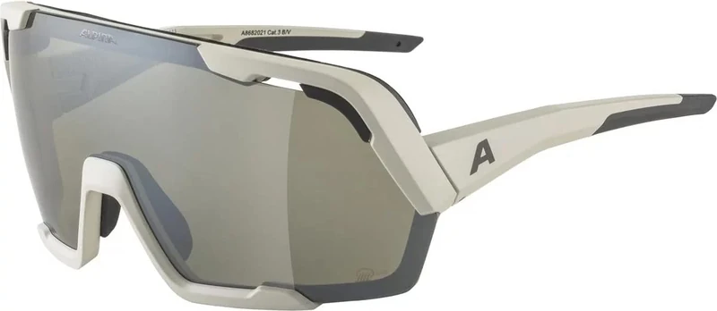 ALPINA Unisex - Adults, ROCKET BOLD Q-LITE sports glasses, cool-grey matt/silver, One Size