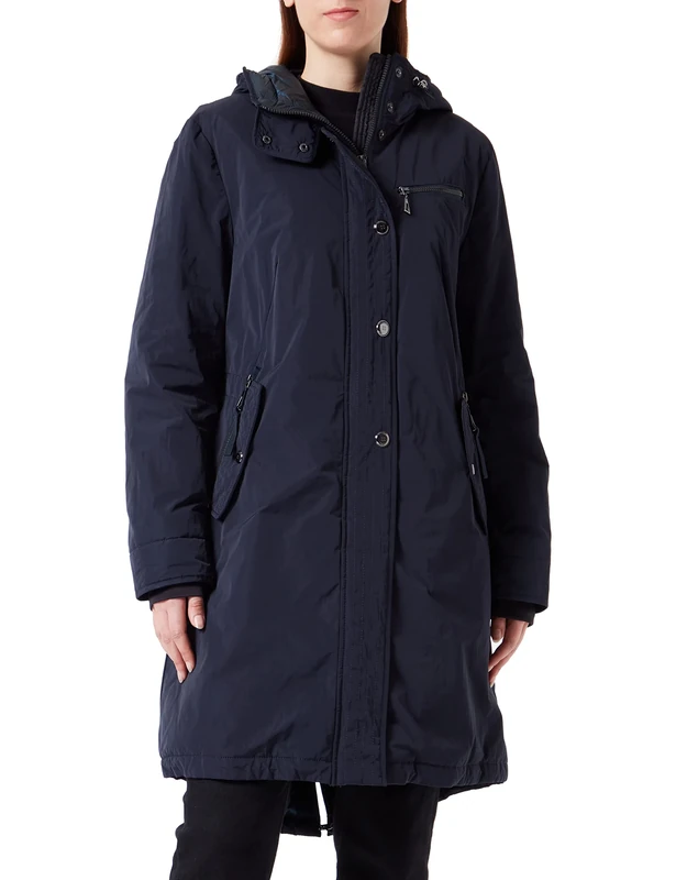 Gil Bret Women's 9805/6219 Coat, Blue Nights, 46, blue nights