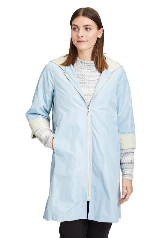 Amber & June Women's 8927/5874 Poplin Coat, 8103, XS/S