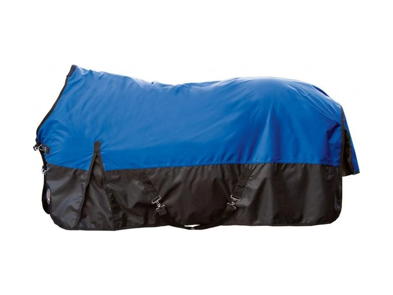 HKM Portland 600D, 100g. filling Turnout rug Royal Blue/Black 6'0