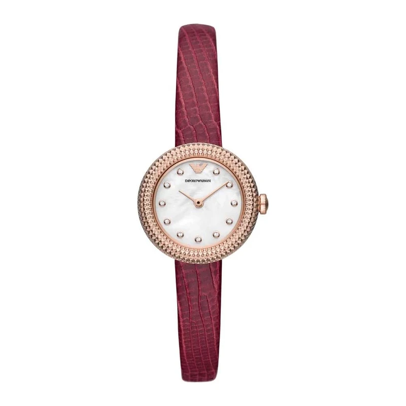 Emporio Armani Watch for Women, 26mm Quartz Two Hand Movement with Stainless Steel or Leather Strap