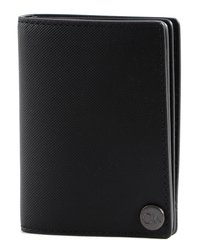 Calvin Klein CK Clean PQ Covered CARDHOLDER, Black, One Size