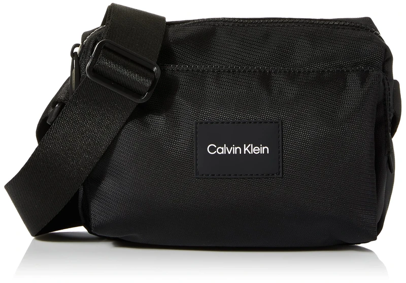 Calvin Klein Men Shoulder Bag Ck Must T Camera Small, Black (Ck Black), One-Size