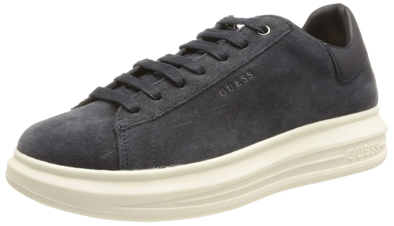 GUESS Men's Vibo Gymnastics Shoe, Blue, 11 UK