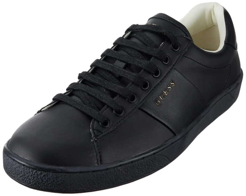 GUESS Men's NOLA Smart Gymnastics Shoes, Black, 9.5 UK