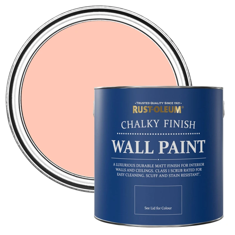 Rust-Oleum Peach Wall and Ceiling Paint in Matt Finish - Happy as a Clam 2.5L