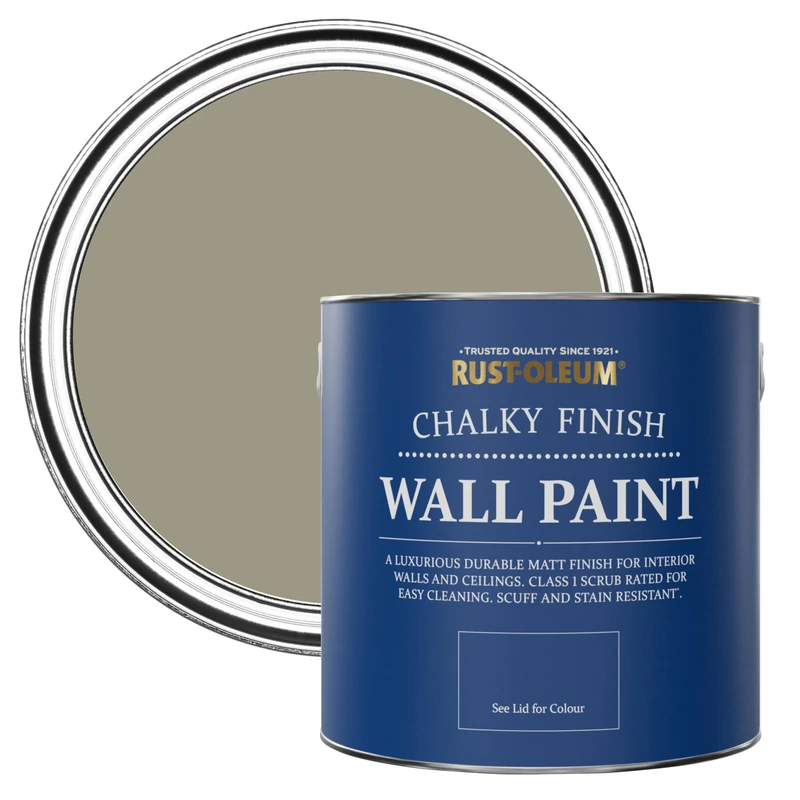 Rust-Oleum Green Wall and Ceiling Paint in Matt Finish - Grounded 2.5L