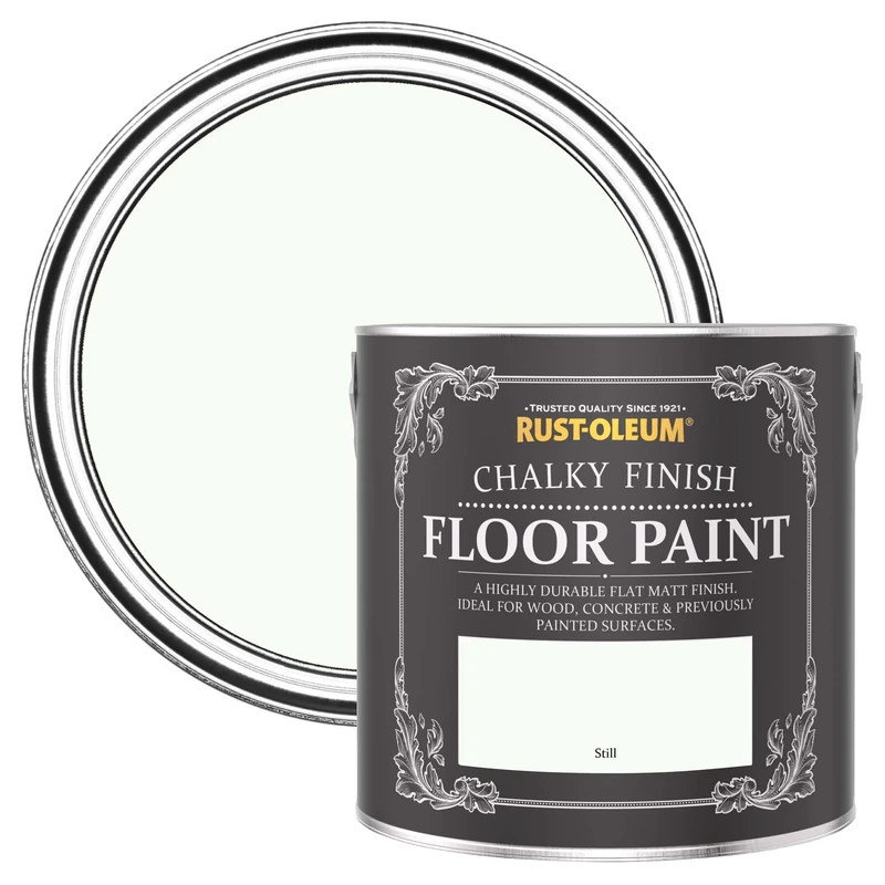 Rust-Oleum Off White Scratch-Proof Floor Paint in Matt Finish - Still 2.5L, SHDRCT916