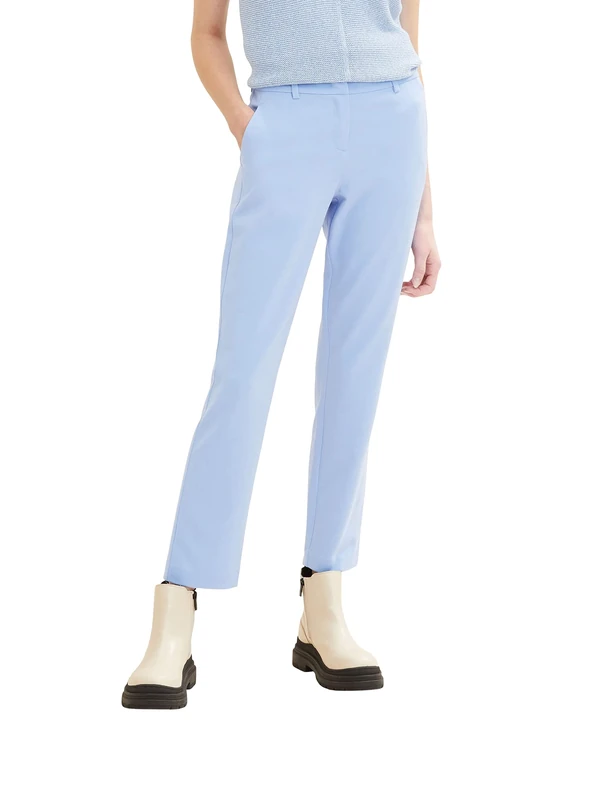 Tom Tailor Ladies Mia Slim Pants 1035887, 22758 - Dreamy Blue, 44W / 28L