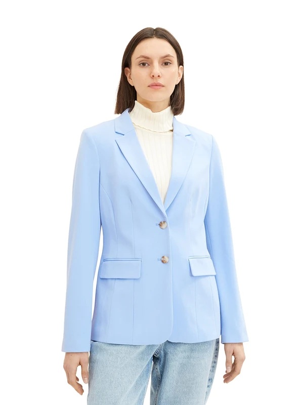 TOM TAILOR Ladies Blazer 1035882, 22758 - Dreamy Blue, 46