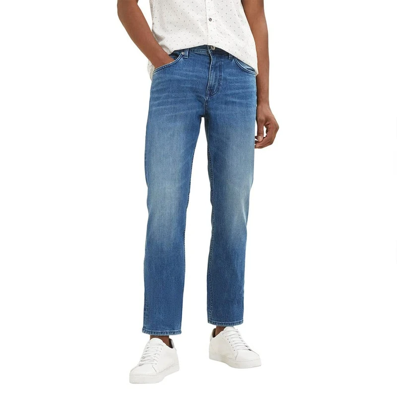 TOM TAILOR Men's Josh Regular Slim Jeans 1035650, 10119 - Used Mid Stone Blue Denim, 30W / 30L