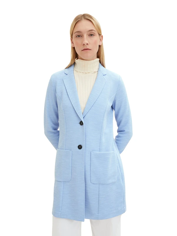 TOM TAILOR Ladies Coat 1035840, 31222 - Dreamy Blue Melange, Small