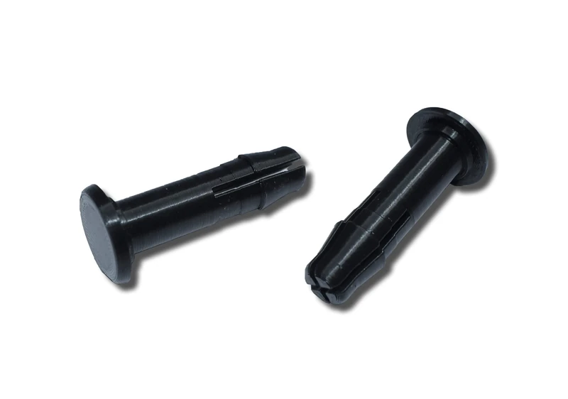 UK Wheelie Bin Lid Hinge Pin Plastic Plug (50mm x 15mm) Set of 2