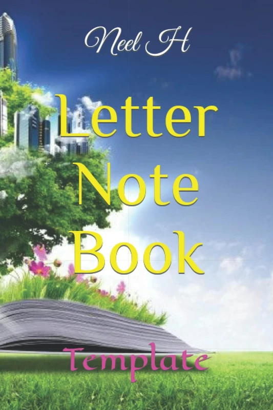 Letter Note Book: Template