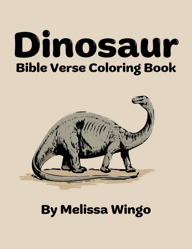 Dinosaur Bible Verse Coloring Book: A Bible Verse coloring book for boys