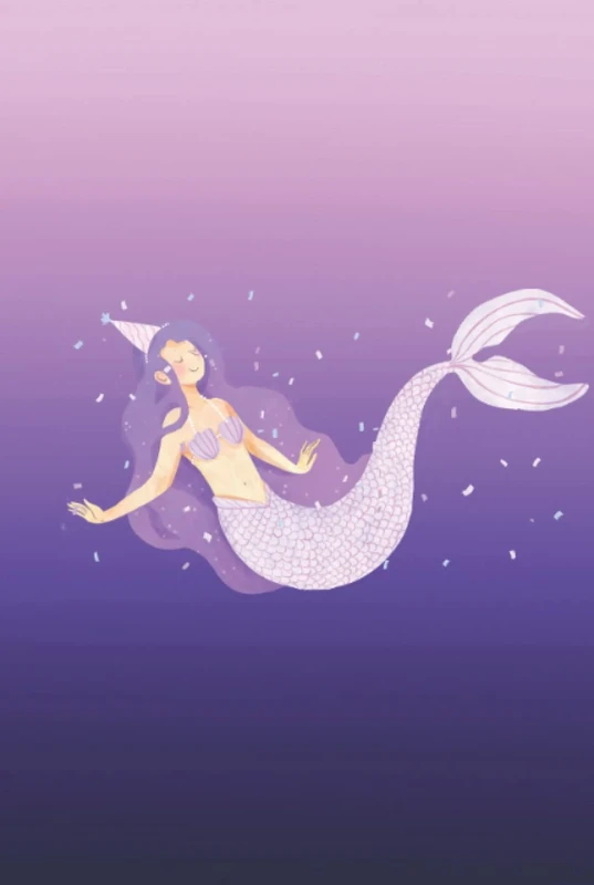 HUNNY - Purplish Mermaid Journal Diary | A5 HARDCOVER | 150 Uniquely designed premium quality pages